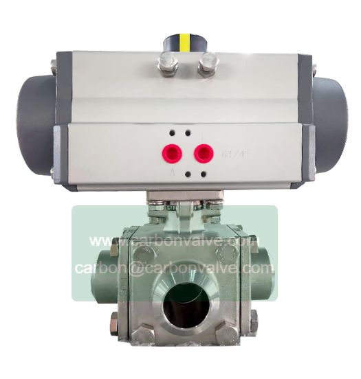 3 way pneumatic ball valve
