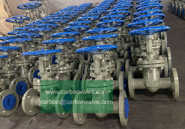 CARBON flanged gate valves CARBON flanged gate valves