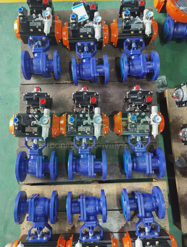 Flanged Pneumatic ball valve