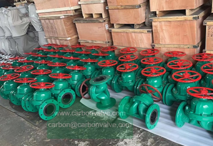 cast steel diaphragm valves