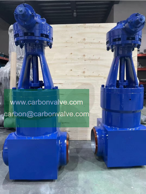 cubic welded high pressure gate valve