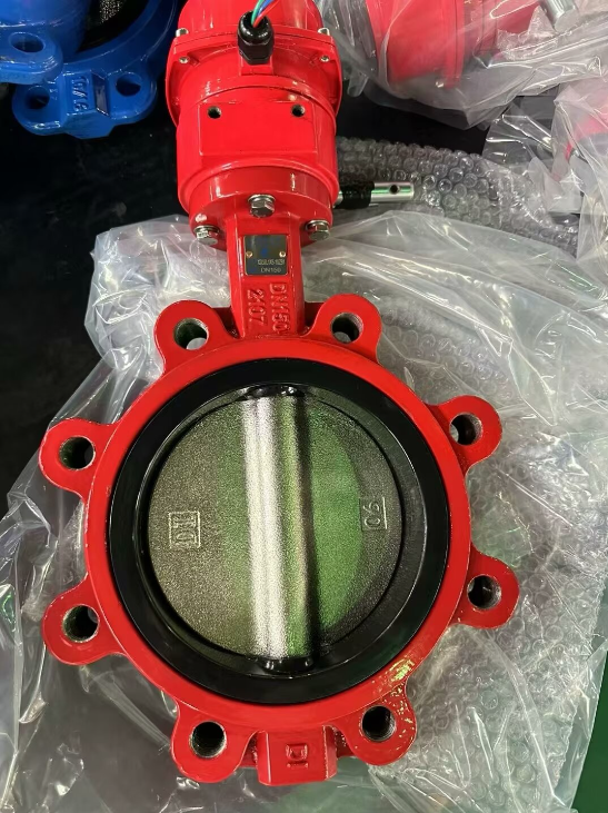 flame red butterfly valve flame red butterfly valve