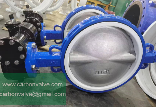 wafer epoxy coated DI butterfly valves wafer epoxy coated DI butterfly valves
